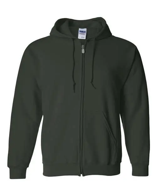 Gildan - Unisex Heavy Blend™ Full-Zip Hooded Sweatshirt – 18600 - Image 8