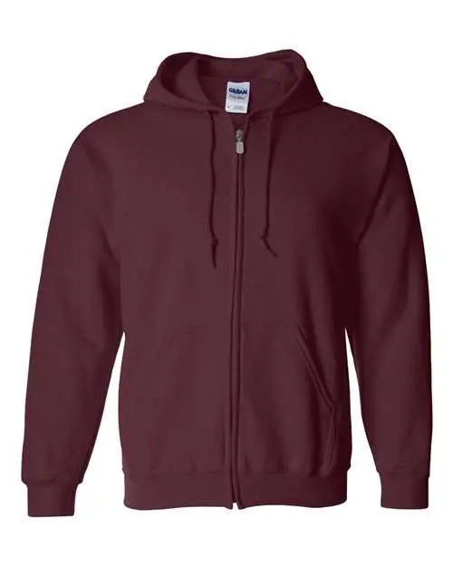 Gildan - Unisex Heavy Blend™ Full-Zip Hooded Sweatshirt – 18600 - Image 11